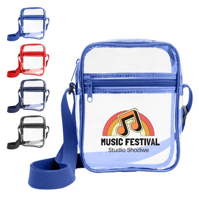 New Best Value Clear PVC Crossbody Shoulder Bag