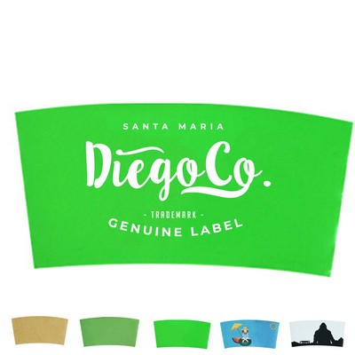 Kraft Paperboard Coffee Cup Sleeve