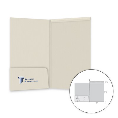 Left-Hand Pocket Specialty Folder with Full Length Tab