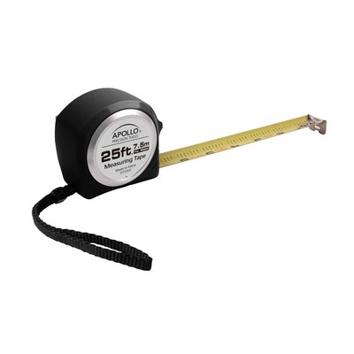 Black Apollo Tools 25' Tape Measure